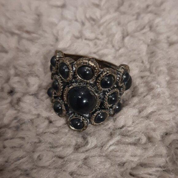 Vintage whimsigoth multi stone ring - Picture 7 of 12